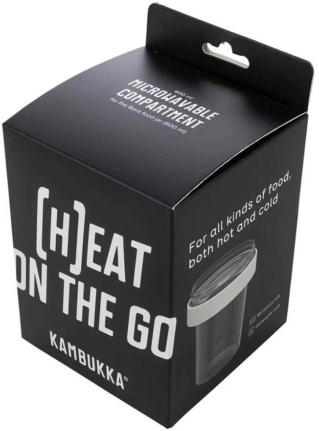 Kambukka Mikrobangų krosnelės indas BORA termosui 400 ml, pilkos spalvos