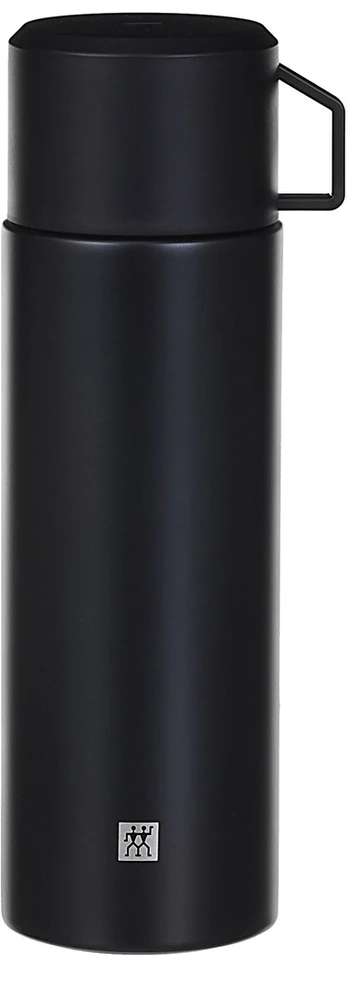 ZWILLING THERMO (39500-514-0) Thermo jug with a mug 1 liter Nerūdijantis plienas Juodas