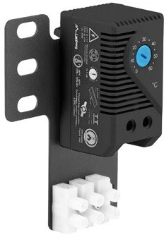 LANBERG AK-1505-B uždaros kilpos termostatas 10A su ausimi ir gnybtų bloku Juodas