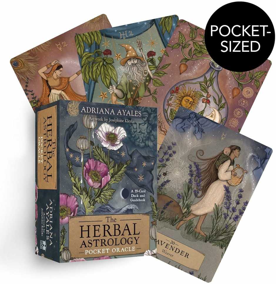 The Herbal Astrology Pocket Oracle Taro kortos Hay House