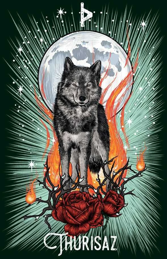 The Witch’s Familiar Runic Oracle Kortos Pocket Hay House