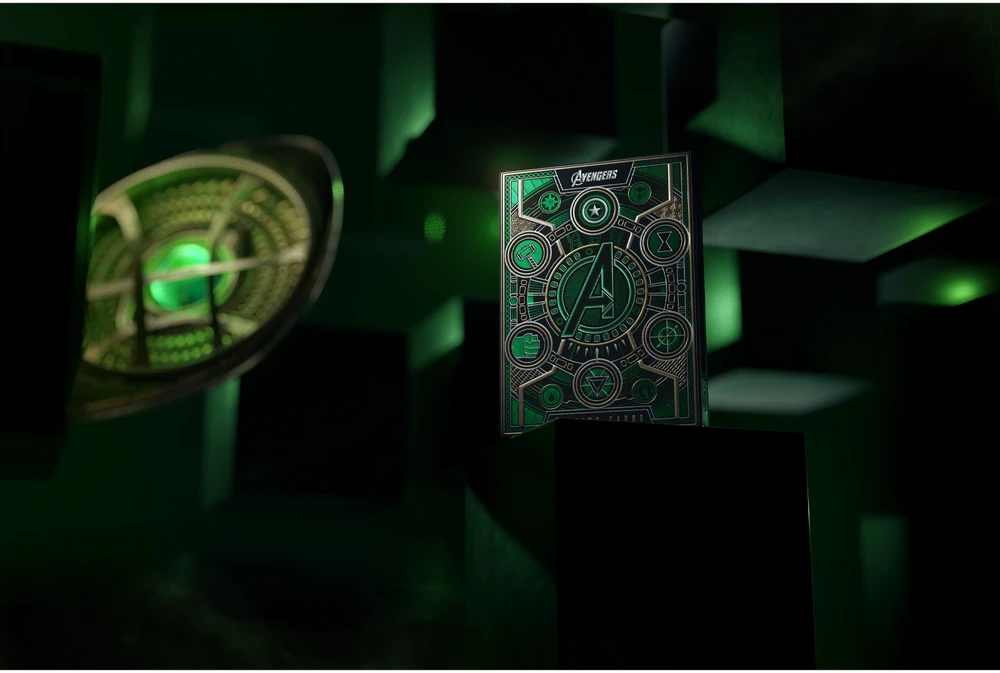 Theory 11 Avengers Žalias Edition The Infinity Saga Theory11 Žaidimo Kortos