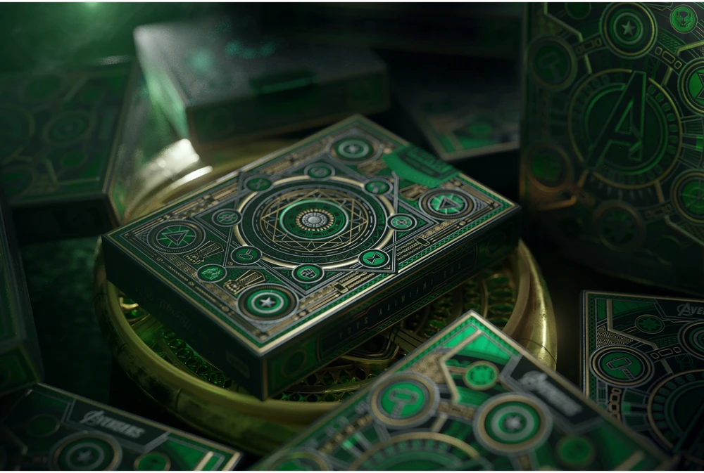 Theory 11 Avengers Žalias Edition The Infinity Saga Theory11 Žaidimo Kortos