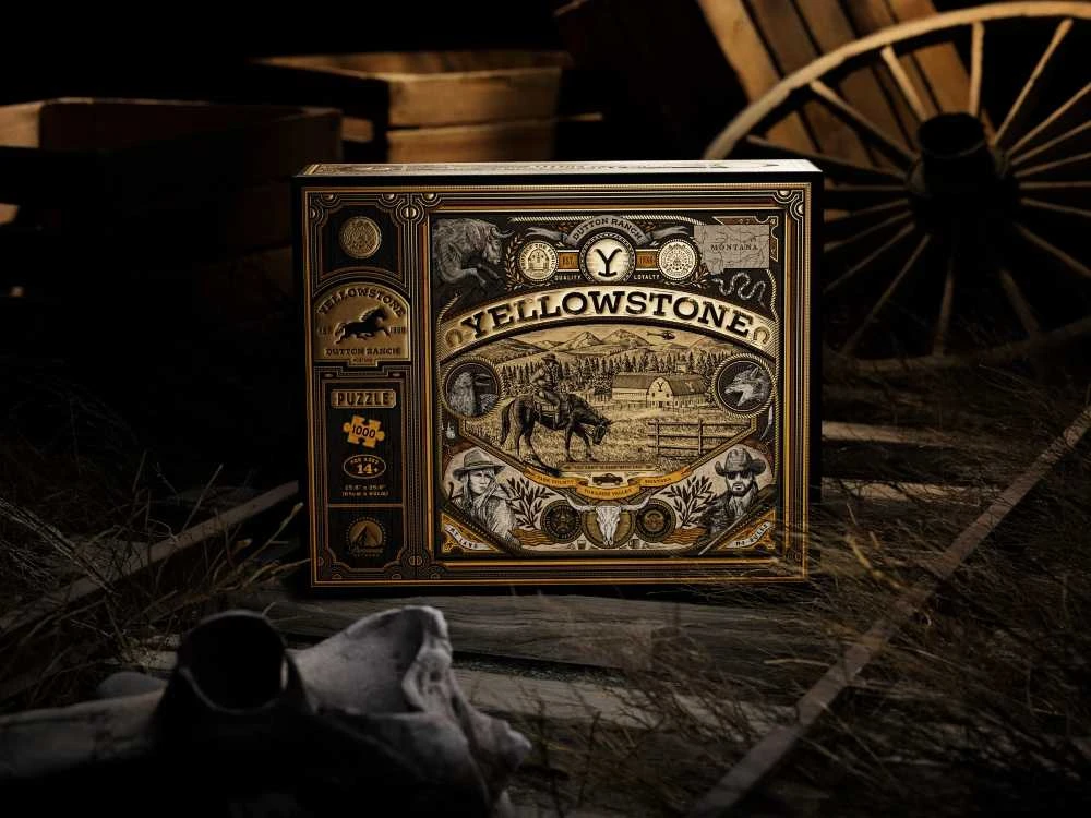 Theory 11 Dėlionė - Theory11 Yellowstone 1000 Detalių Dutton Ranch Interaktyvi Patirtis