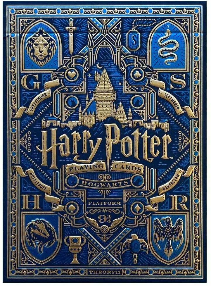 Theory 11 Harry Potter Raven Claw Mėlynos Theory11 Žaidimo Kortos
