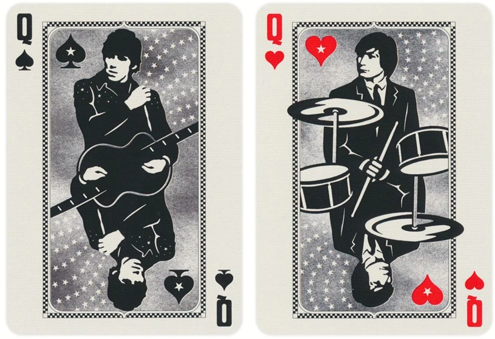 Theory 11 Kolekcionuojamos Kortelės - The Rolling Stones Kolekcionuojamos Kortelės, 56 Kortelės, Pokerio Dydis 63 x 88 mm