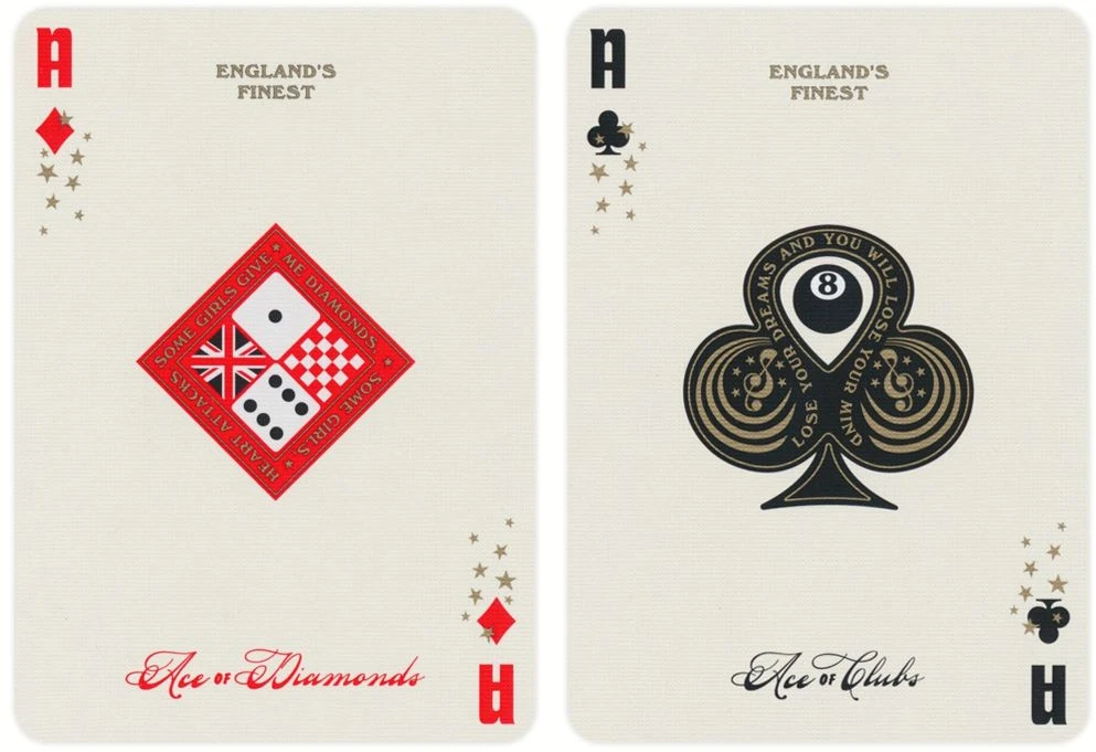 Theory 11 Kolekcionuojamos Kortelės - The Rolling Stones Kolekcionuojamos Kortelės, 56 Kortelės, Pokerio Dydis 63 x 88 mm