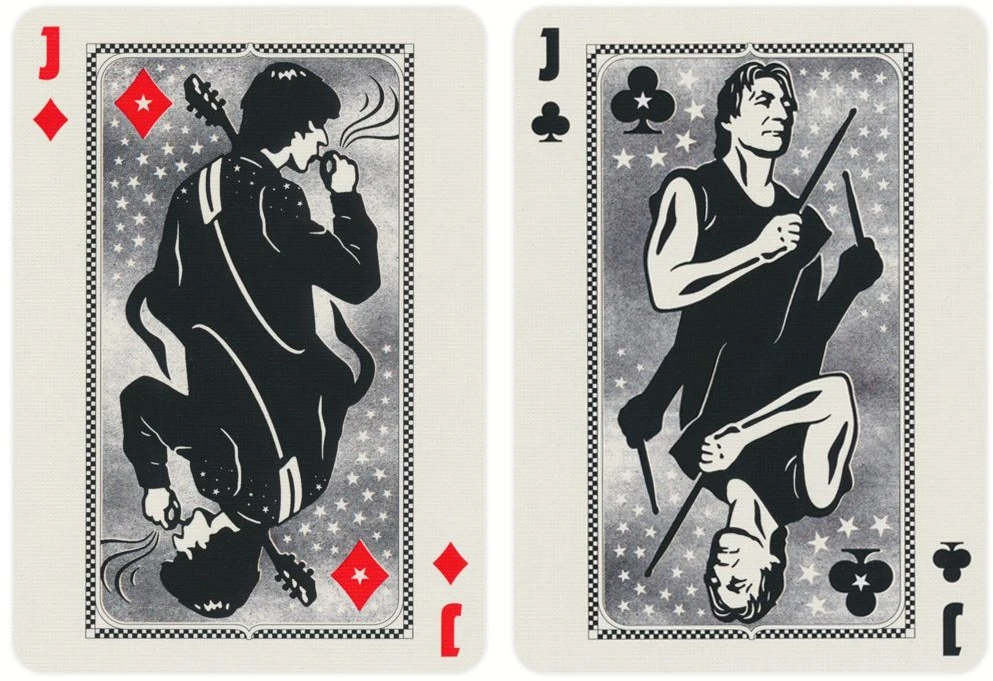 Theory 11 Kolekcionuojamos Kortelės - The Rolling Stones Kolekcionuojamos Kortelės, 56 Kortelės, Pokerio Dydis 63 x 88 mm