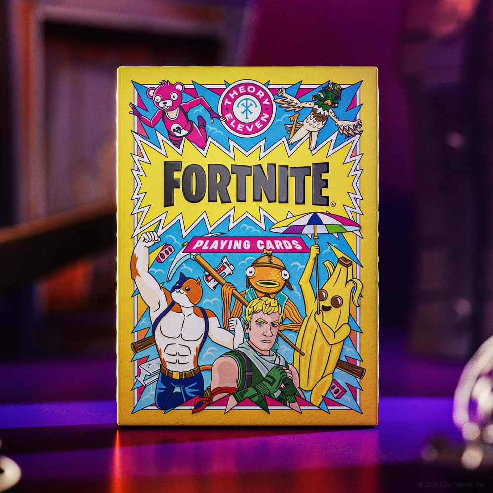 Theory 11 Kolekcionuojamos Kortelės - Theory11 Fortnite Playing Cards, 52 Kortelės, 2 Džokeriai, 2 Fortnite Kortelės