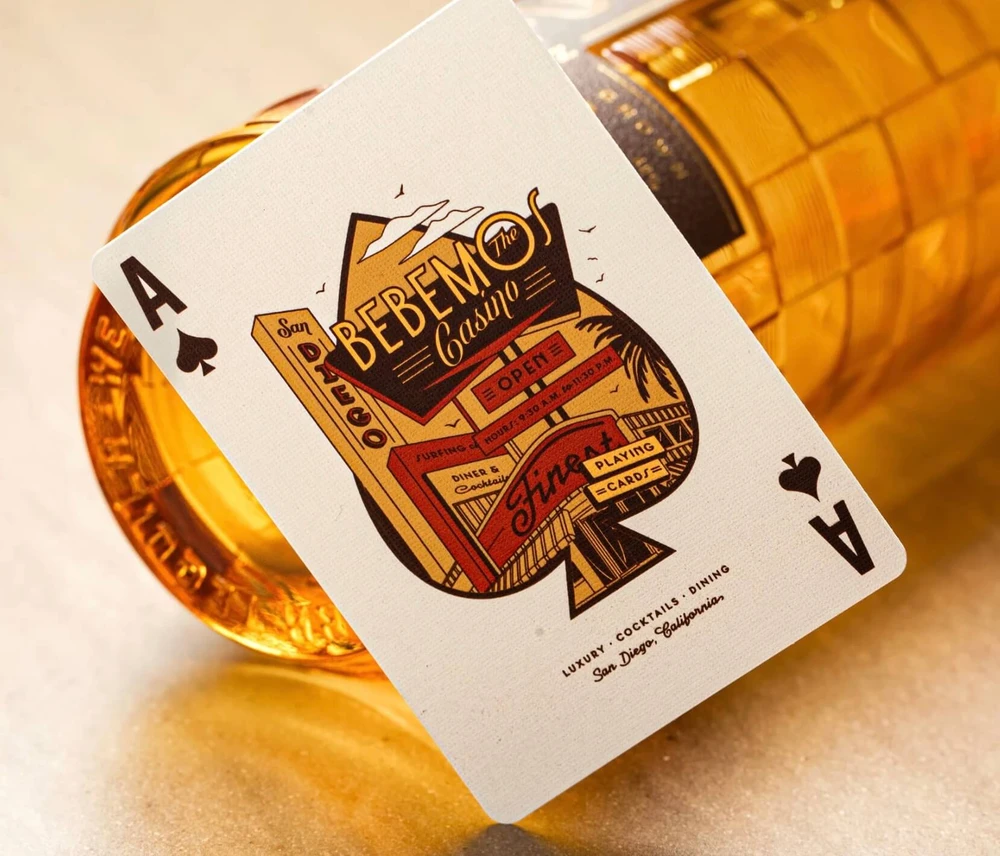 Theory 11 Kolekcionuojamos Kortelės - Theory11 Bebemos Casino 52 Kortelės, 2 Juokdariai, FSC Sertifikuota