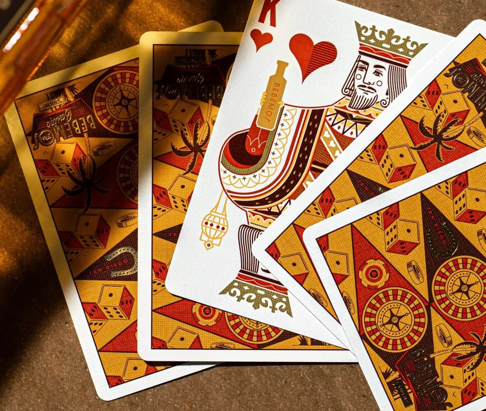 Theory 11 Kolekcionuojamos Kortelės - Theory11 Bebemos Casino 52 Kortelės, 2 Juokdariai, FSC Sertifikuota