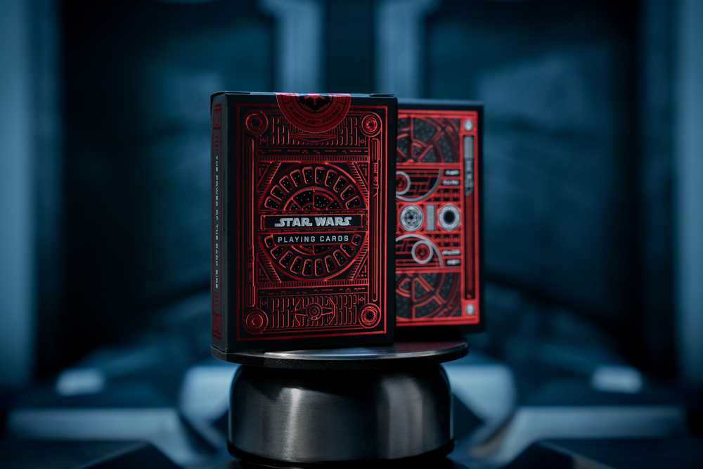 Bicycle 11 teorija Theory11 Star Wars Dark Side Kortos (Raudonos)