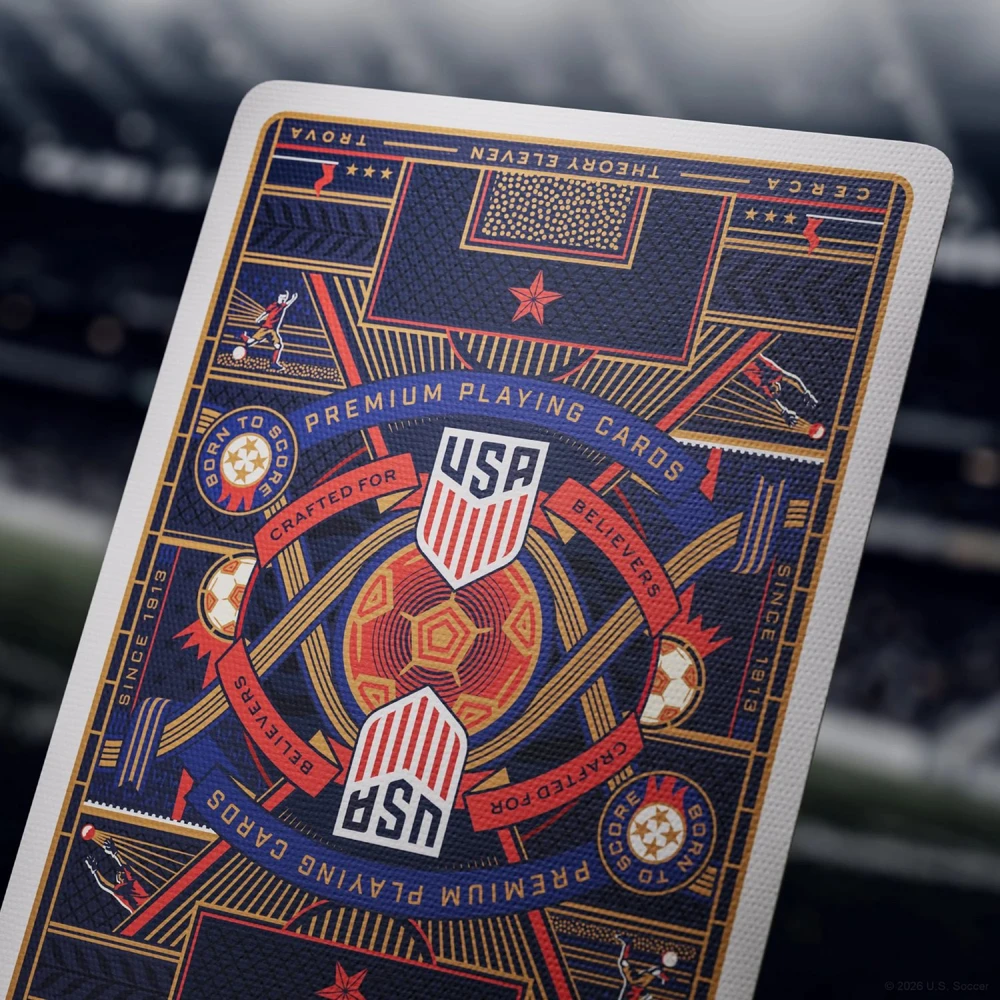 Theory 11 Theory11 U.S. Soccer žaidimo kortos – kolekcinė futbolo kaladė