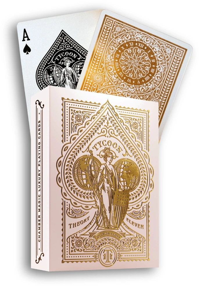 Theory 11 Tycoon Midas Edition jubiliejinės auksinės žaidimo kortos magijai