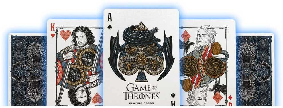 Theory 11 Kortų Žaidimas - Game Of Thrones Theory11 52 Kortos FSC Sertifikuota Plastikinė Danga