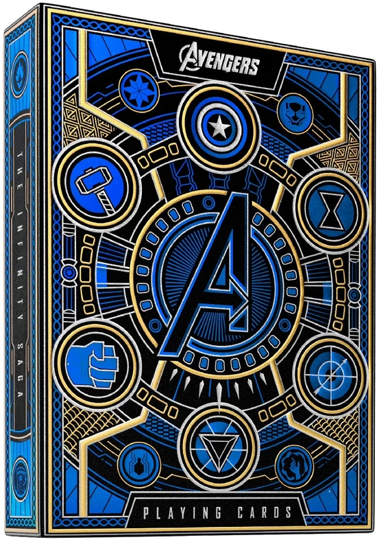 Theory 11 Marvel Avengers mėlynos žaidimo kortos – riboto leidimo kolekcija