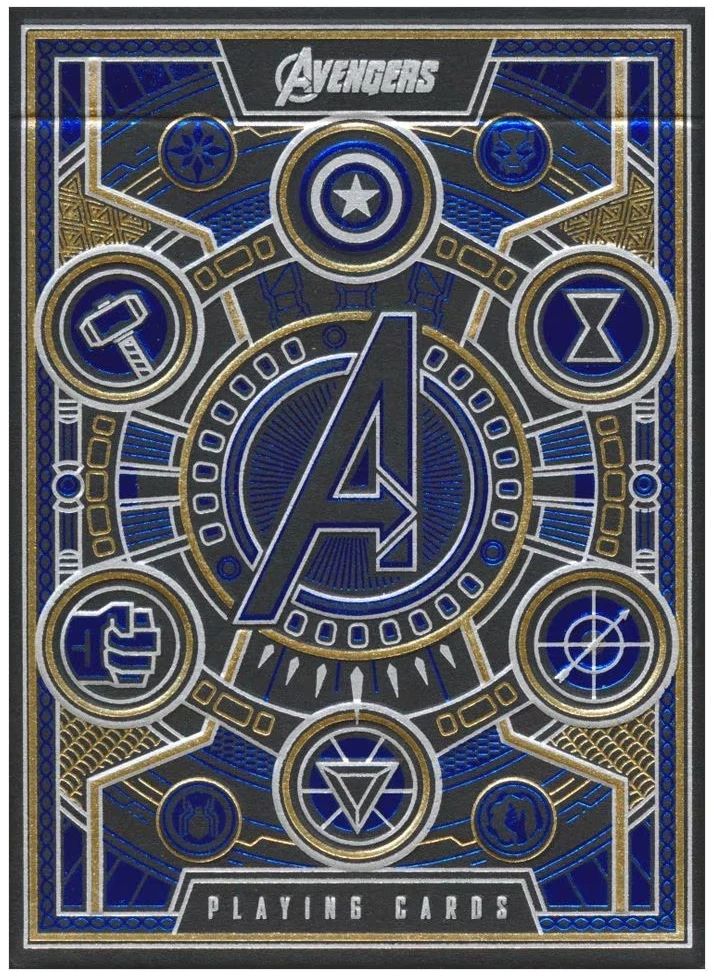 Theory 11 Marvel Avengers mėlynos žaidimo kortos – riboto leidimo kolekcija