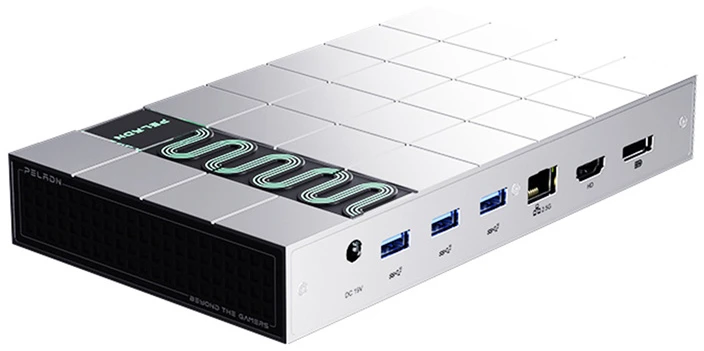 Peladn G2E Docking Station (Sidabrinis) Thunderbolt 5