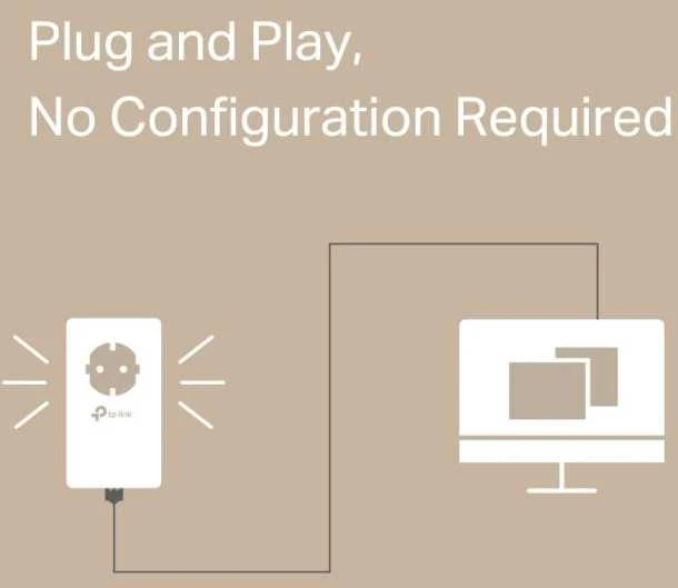 TP-LINK AV1000 Gigabit Passthrough Powerline Starter Kit