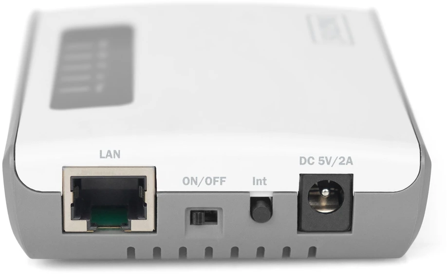 Tinklo Įranga - Digitus 2 Port USB 2.0 Belaidis Multi-Funkcinis Tinklo Serveris 300 Mbps