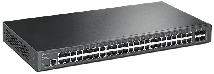 Tinklo Įranga - TP-Link SG3452X 48-Port 1Gbps Valdomas Jungiklis Juodas