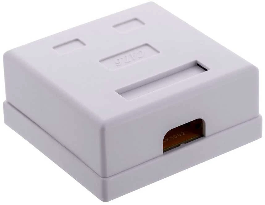 Tinklo Jungtis - Alantec GN011 Cat6 2-Port Balta