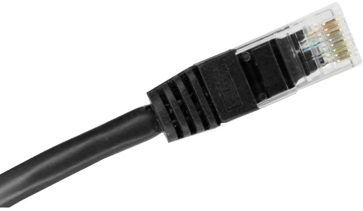 Alantec KKU5CZA1 networking cable Juodas 0.25 m Cat5e U/UTP (UTP)