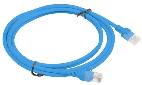 LANBERG PCU5-10CC-0200-B Patchcord RJ45 kat. 5e UTP 2m mėlyna