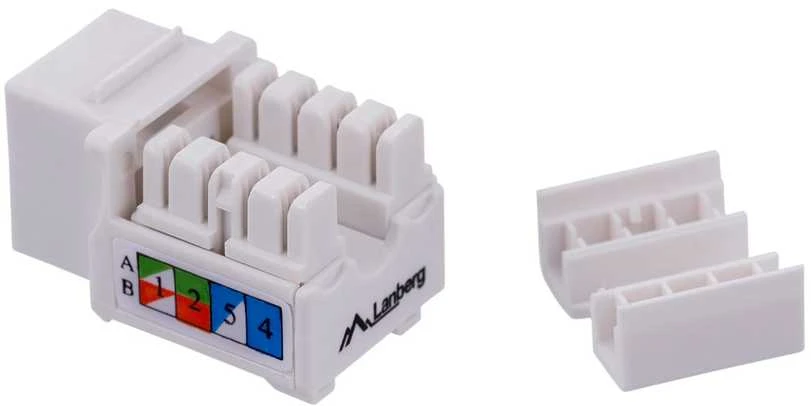 LANBERG KSU6-1090 Keystone modulis RJ45 LSA 90deg UTP Cat.6