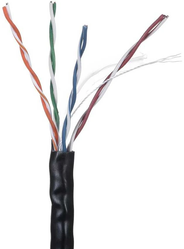 LANBERG Lan Cable UTP 1Gb/s 305m solid CCA Juodas
