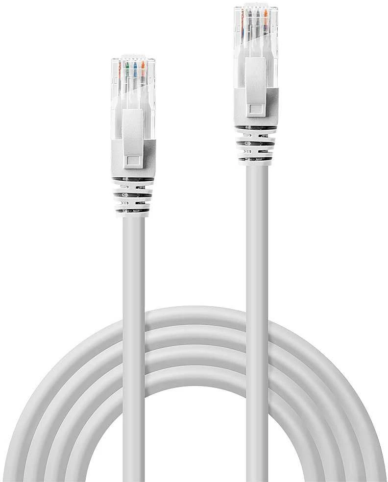 Tinklo Kabelis - LINDY Cat.6 U/UTP Tinklo Kabelis, M/M, 250MHz, RJ45, 10 m, Baltas