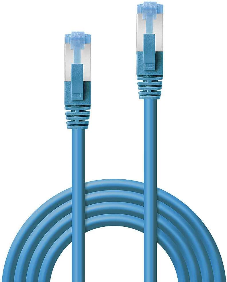 Tinklo Kabelis - LINDY Cat.6A S/FTP LSZH Tinklo Kabelis, RJ45, M/M, 500MHz, 7.5 m, Mėlynas