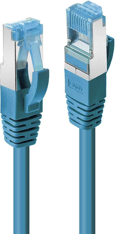 Tinklo Kabelis - LINDY Cat.6A S/FTP LSZH Tinklo Kabelis, RJ45, M/M, 500MHz, 7.5 m, Mėlynas