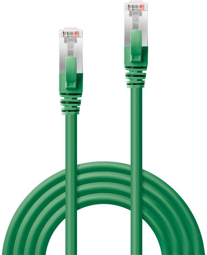 Tinklo Kabelis - LINDY Cat.6A S/FTP LSZH Tinklo Kabelis, RJ45, M/M, 500MHz, 15 m, Žalias