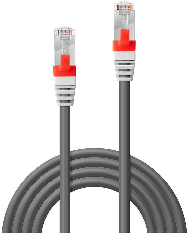Tinklo Kabelis - LINDY Cat.6A S/FTP LSZH Tinklo Kabelis, RJ45, M/M, 500MHz, 26AWG, 10 m, Pilkas