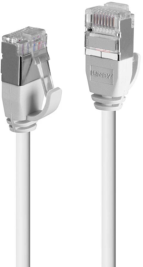 Tinklo Kabelis - LINDY Cat.6A U/FTP LSZH Ultra Slim Tinklo Kabelis, RJ45, M/M, 500MHz, 30AWG, 3 m, Pilkas