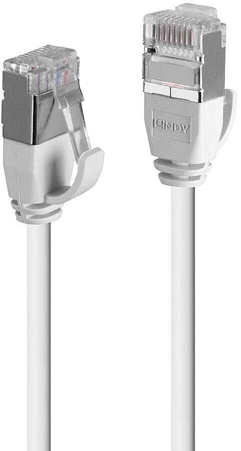 Tinklo Kabelis - LINDY Cat.6A U/FTP LSZH Ultra Slim Tinklo Kabelis, RJ45, M/M, 500MHz, 30AWG, 1.5 m, Pilkas