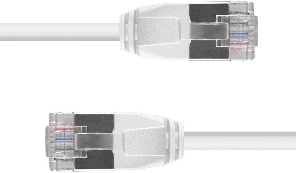 Tinklo Kabelis - LINDY Cat.6A U/FTP LSZH Ultra Slim Tinklo Kabelis, RJ45, M/M, 500MHz, 30AWG, 5 m, Pilkas