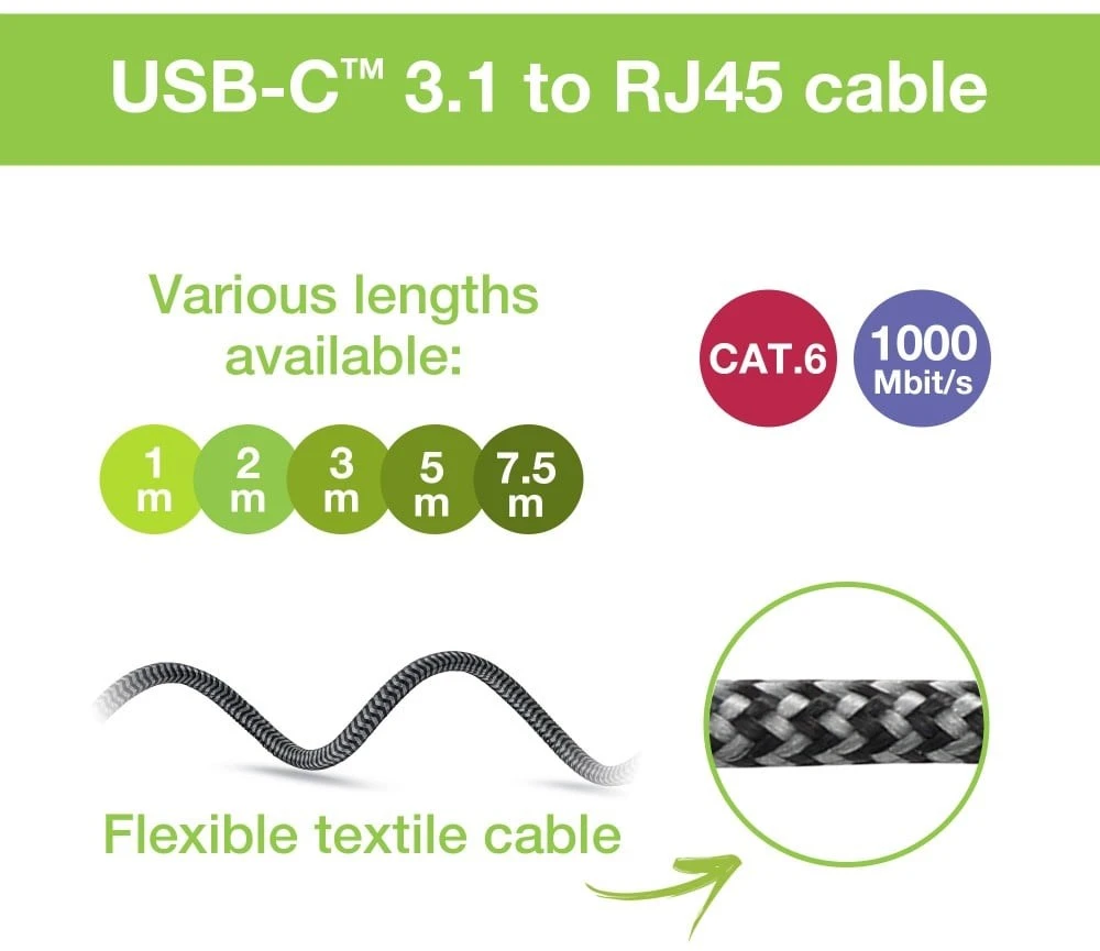 Techly ICOC U3C-RJ45-030 networking cable Sidabrinis, Juodas 3 m Cat6 F/UTP (FTP)