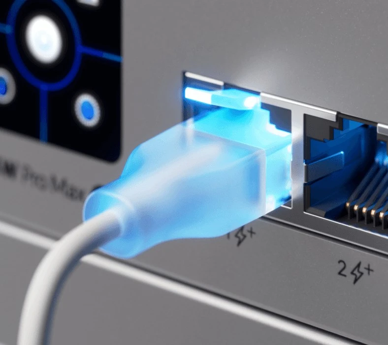 Ubiquiti UACC-Cable-Patch-EL-1M-W tinklo kabelis Translucent, Baltas Cat6