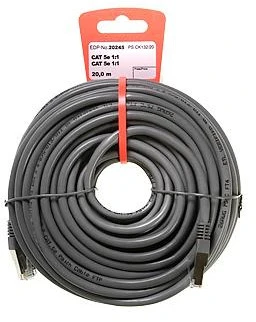 Tinklo Kabelis - Vivanco PS Cat 5e 20 m 20245