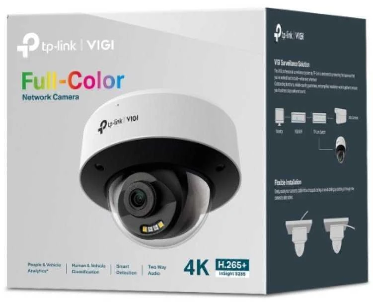 Tinklo kamera - TP-Link InSight S285 8MP 3840x2160 Lauko kupolo kamera