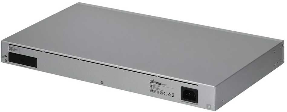 Šakotuvas UBIQUITI USW-Pro-24 valdomas jungiklis 24x 10/100/1000 2x SFP+ 1,3 colio ekranas