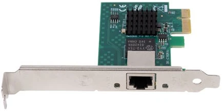 NETWORK CARD LANBERG PCI EXPRESS X1 1X RJ45 2.5GB LOW PROFILE BRACKET
