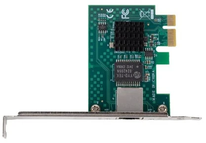 NETWORK CARD LANBERG PCI EXPRESS X1 1X RJ45 2.5GB LOW PROFILE BRACKET