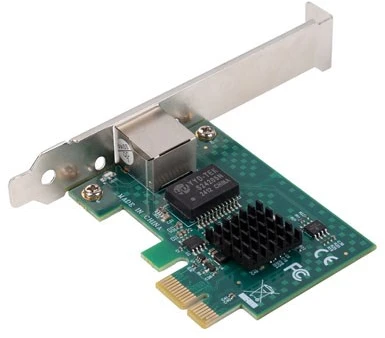 NETWORK CARD LANBERG PCI EXPRESS X1 1X RJ45 2.5GB LOW PROFILE BRACKET