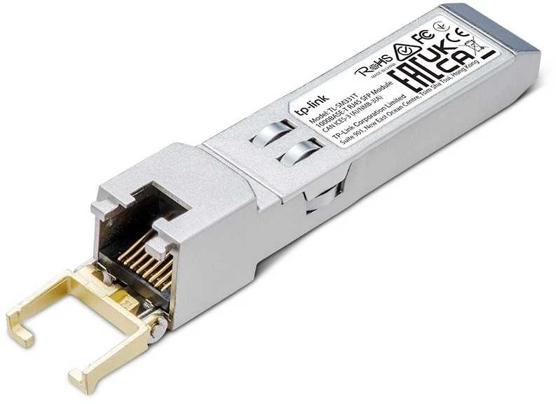 Šakotuvas TP-LINK SM331T Omada 1000BASE-T RJ45 SFP Module