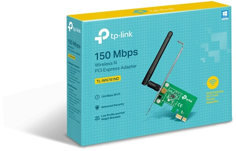 TP-Link TL-WN781ND network card Internal WLAN 150 Mbit/s