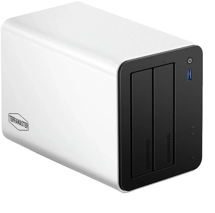 „TERRAMASTER F2-425 Plus“ NAS failų serveris su „Intel N5095“, 4 GB RAM, 2 lizdais