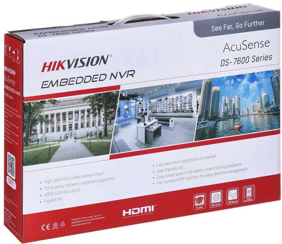 Tinklo Vaizdo Įrašymo Įrenginys - Hikvision DS-7608NXI-K1(D) 8CH 12MP 80Mbps